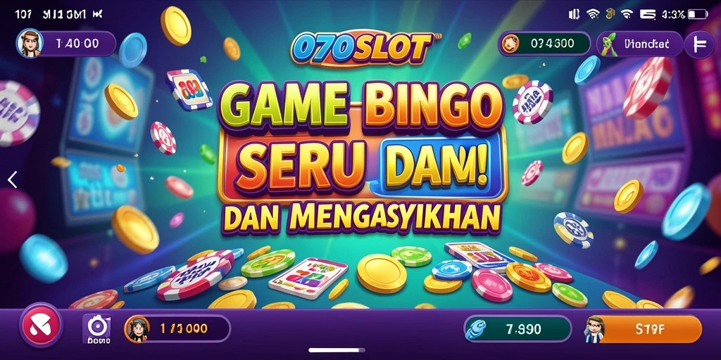 Tampilan gameplay seru pada aplikasi Bingo 070SLOT.