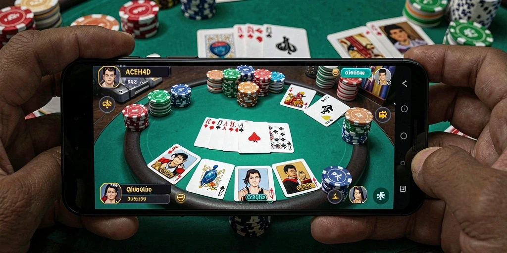 Tampilan gameplay QiuQiu yang seru di ACEH4D.