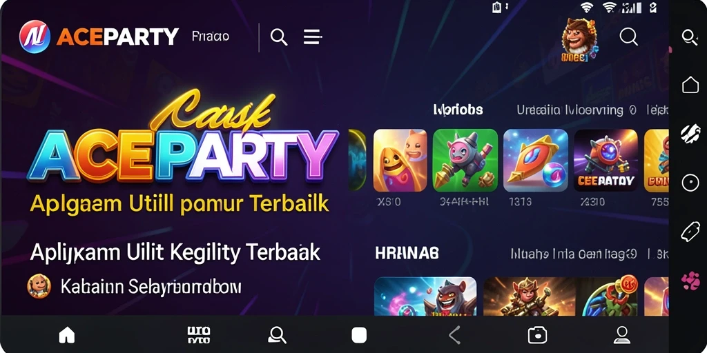 Tampilan utama ACEPARTY dengan fitur manajemen yang intuitif.