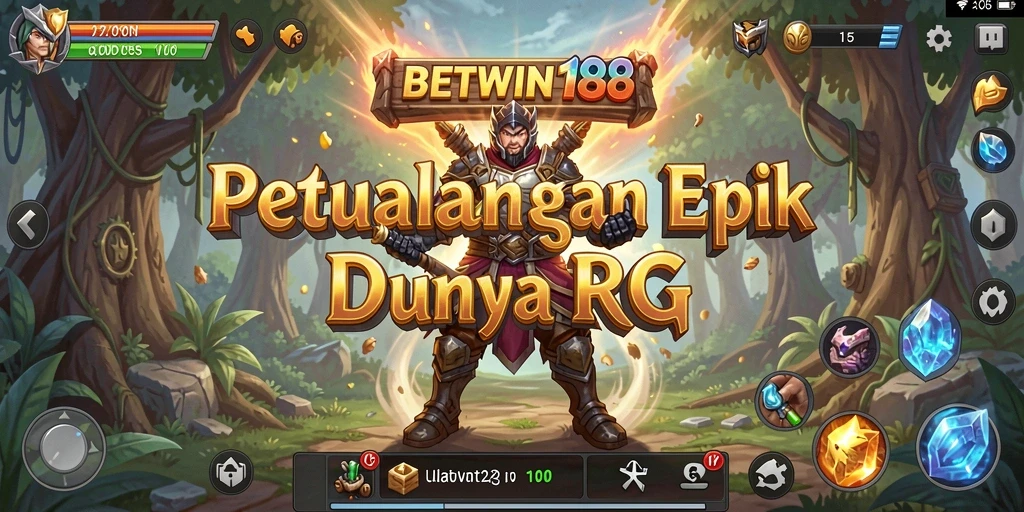 Screenshot BETWIN188 menampilkan aksi pertarungan epik dalam dunia RPG yang menakjubkan.