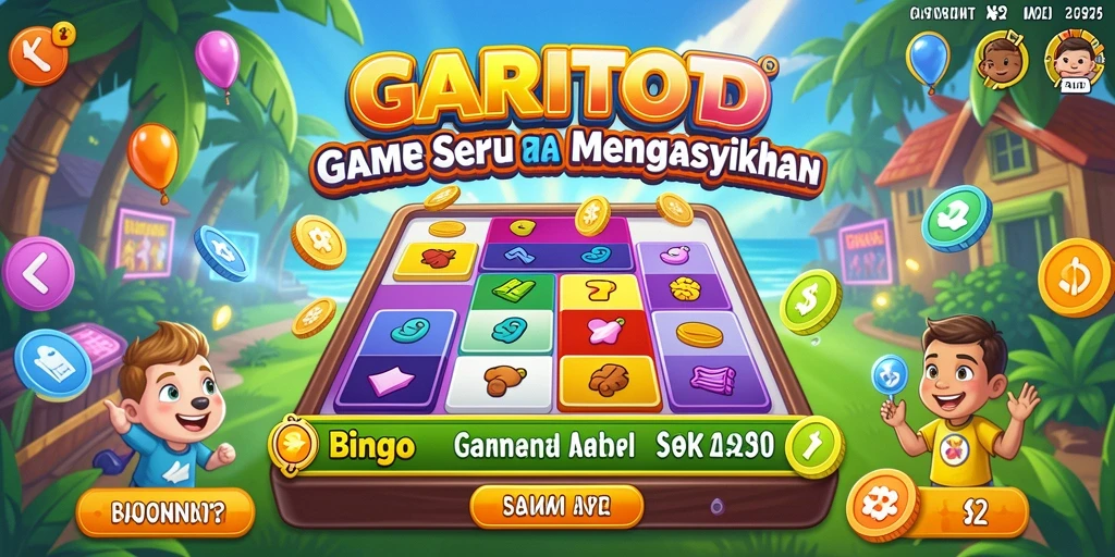 Tangkapan layar GARITOTO menampilkan suasana permainan Bingo yang seru dan interaktif.