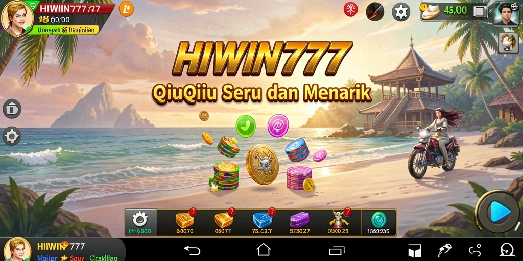 Tampilan gameplay QiuQiu di HIWIN777 yang menawan.
