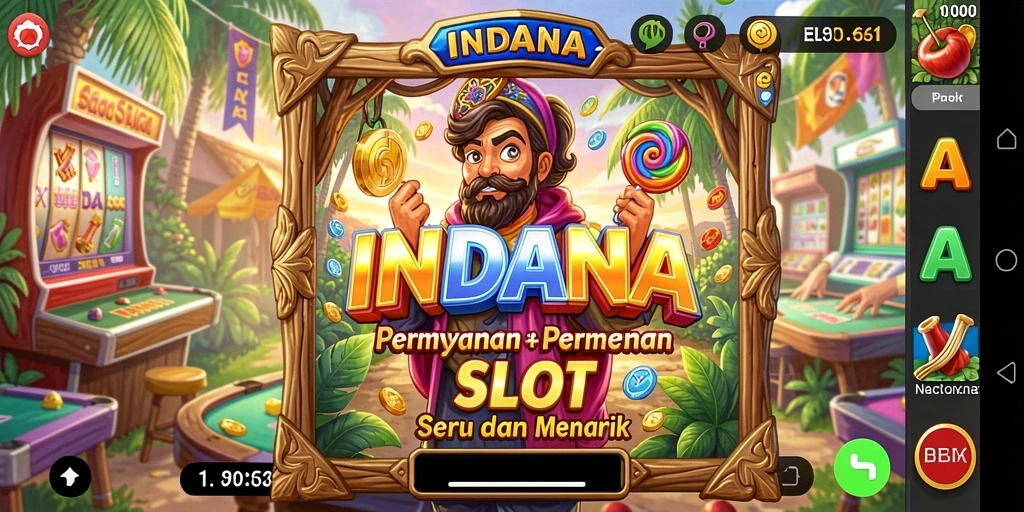 Tampilan menarik dari gameplay Slot INDAAA yang mengasyikkan.
