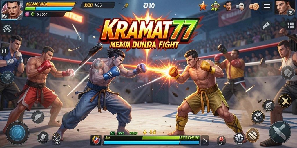 Tampilan gameplay KRAMAT77 yang sangat mengesankan dan penuh aksi.