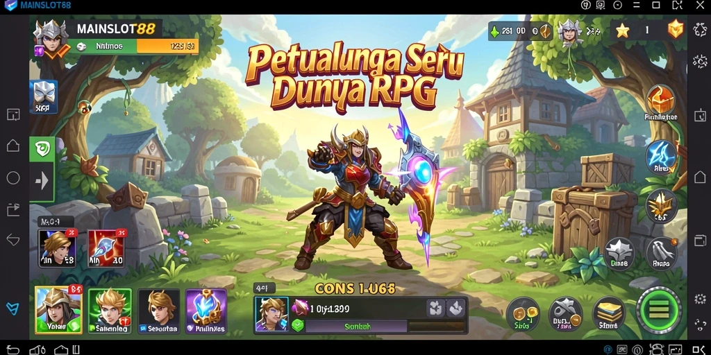 Tampilan gameplay menarik dari MAINSLOT88 dengan aksi RPG yang seru.