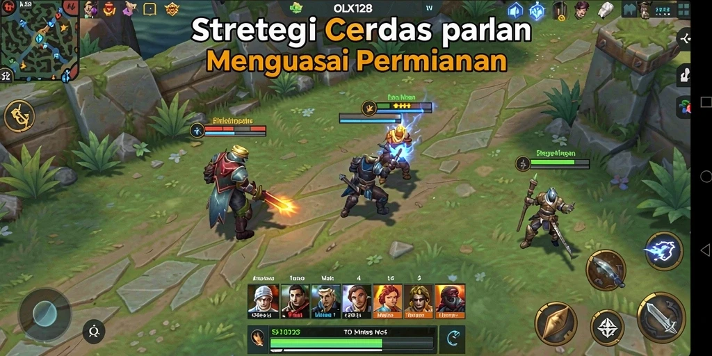 Tampilan gameplay menarik dengan strategi mendalam.