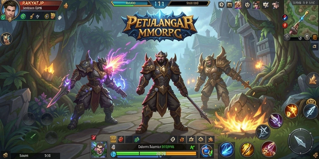 Gameplay seru dengan pertempuran epik dan eksplorasi dunia fantasi.