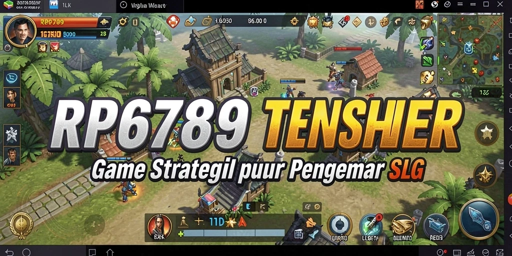Screenshot utama RP6789 menampilkan pertarungan strategis yang intens.