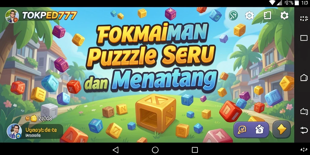 Tampilan menarik dari gameplay TOKPED777 saat menyelesaikan teka-teki Puzzle.