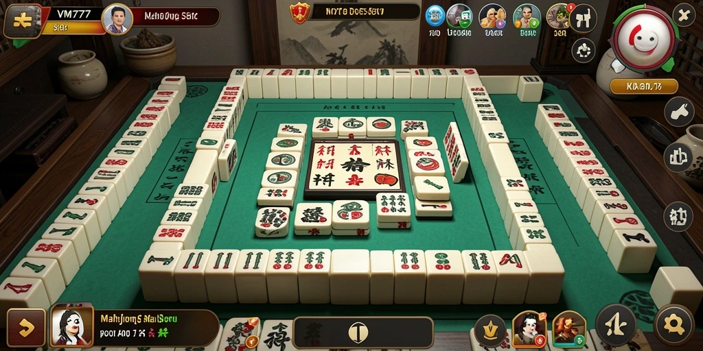 Screenshot menampilkan gameplay Mahjong yang seru dan mendebarkan.