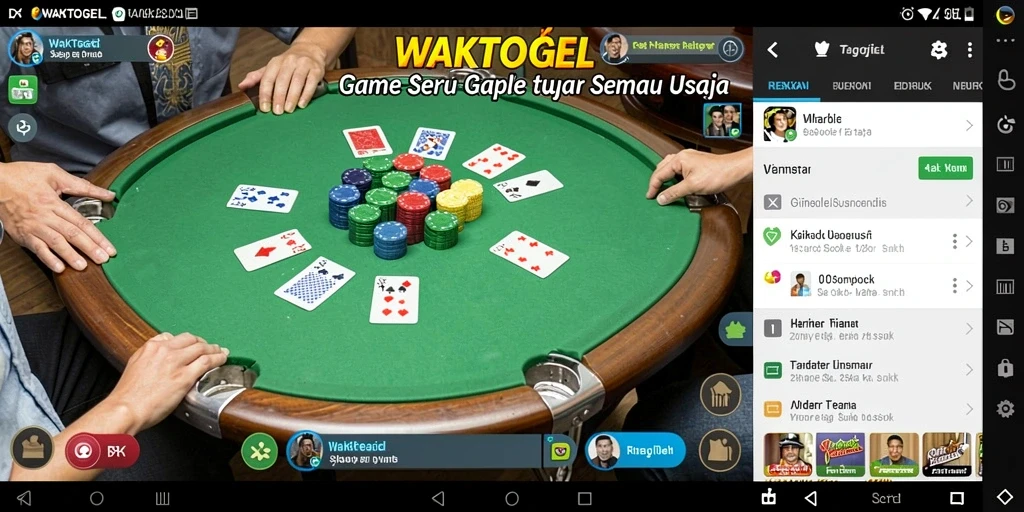 Tampilkan permainan Gaple yang mendebarkan di WAKTOGEL.