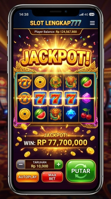 Tampilan antarmuka lengkap777 yang menarik dan mudah digunakan.
